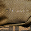 Fendi Zucca Canvas Double Flap Shoulder Bag Secondhand