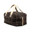 Chanel CC Chocolate Bar Canvas Wild Stitch Boston Bag Secondhand