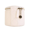 Secondhand Chanel CC Lambskin Round Vanity Case