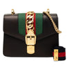 Gucci Mini Calfskin Web Sylvie Chain Satchel Secondhand