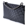 Chanel Quilted Patent Geometric Kaleidoscope Shoulder Bag Secondhand