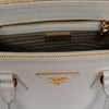 Prada Small Saffiano Galleria Double Zip Satchel Secondhand