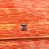 Chanel Patent Striped Wallet On Chain Secondhand