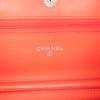 Chanel Patent Striped Wallet On Chain Secondhand