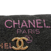 Chanel Fringe Denim Mood Clutch with Chain Secondhand