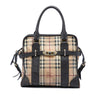 Burberry Haymarket Check Coated Canvas Minford Portrait Satchel Secondhand