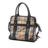 Burberry Haymarket Check Coated Canvas Minford Portrait Satchel Secondhand
