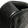 Chanel CC Quilted Lambskin Kiss Lock Frame Top Handle Bag Secondhand