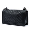 Chanel Old Medium Quilted Lambskin Boy Flap Secondhand