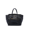 Prada Vitello Daino Front Pocket Open Convertible Tote Secondhand