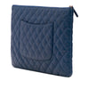 Chanel Large Quilted Lambskin O Case Clutch Secondhand