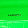 Balenciaga Croc Embossed Calfskin Hourglass Top Handle Bag XS Secondhand