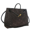 Bottega Veneta Medium Suede Intrecciato Andiamo Bag Secondhand