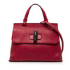 Gucci Small Calfskin Bamboo Daily Satchel Secondhand