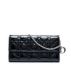 Dior Patent Cannage Lady Dior Wallet On Chain Secondhand