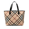 Burberry Supernova Check Coated Canvas Tote Secondhand