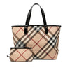 Burberry Supernova Check Coated Canvas Tote Secondhand