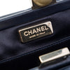 Chanel CC Quilted Lambskin Pearl Evening Baguette Clutch Secondhand