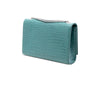 Secondhand Saint Laurent Small Croc Embossed Leather Monogram Kate Tassel Crossbody