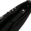 Chanel Satin Diamante Camellia Clutch with Chain Secondhand