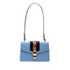 Gucci Small Leather Sylvie Web Satchel Secondhand
