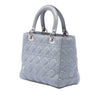Secondhand Dior Medium Metallic Lambskin Cannage Lady Dior