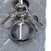 Secondhand Dior Medium Metallic Lambskin Cannage Lady Dior