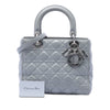 Secondhand Dior Medium Metallic Lambskin Cannage Lady Dior