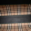 Burberry Grained Leather and Haymarket Check Coated Canvas Reversible North South Tote Secondhand