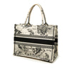Dior Medium Canvas Embroidered Zodiac Toile De Jouy Book Tote Secondhand