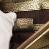 Gucci Medium Metallic Leather Bamboo Ring Hobo Secondhand