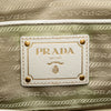 Secondhand Prada Saffiano Trimmed Canvas Canapa Satchel