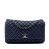 Chanel Large Quilted Iridescent Calfskin New Bubble Flap Secondhand