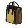 Celine Nano Tricolor Calfskin and Suede Luggage Tote Secondhand
