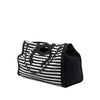 Chanel Extra Large CC Striped Canvas Mariniere Chain Tote Secondhand