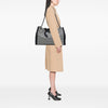Chanel Extra Large CC Striped Canvas Mariniere Chain Tote Secondhand