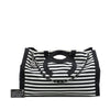 Chanel Extra Large CC Striped Canvas Mariniere Chain Tote Secondhand
