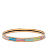 Hermès Extra Narrow Printed Enamel Uni Bangle Secondhand