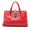 Bottega Veneta Small Nappa Intrecciato Roma Satchel Secondhand