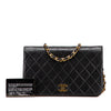 Chanel CC Quilted Lambskin Full Single Flap Secondhand