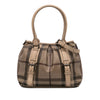 Burberry Smoke Check Coated Canvas Northfield Satchel Secondhand