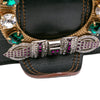 Miu Miu Goatskin Madras Soft Calf Crystal Embellished Crossbody Secondhand