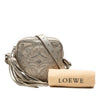 LOEWE Mini Metallic Goatskin Anagram Tassel Crossbody Secondhand