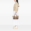 Secondhand Gucci GG Canvas Horsebit Nail Boston Bag