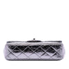 Chanel Mini Quilted Metallic Calfskin Ring Top Handle Flap Secondhand
