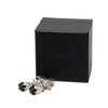Chanel CC Gold Plated Strass Scalloped Faux Pearl Enamel Flower Dangling Bullet Back Earrings Secondhand