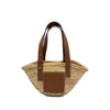 LOEWE Small Raffia Anagram Basket Tote Secondhand