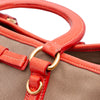 Secondhand Prada Canvas Canapa Logo Bow Satchel