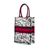 Secondhand Dior DiorAmour Embroidered Canvas Graffiti Vertical Book Tote