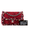 Secondhand Chanel Small Classic Tweed Charm Double Flap